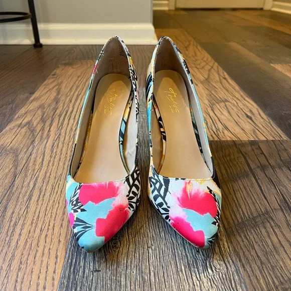Multicolor Elina Thalia Sodi Heels size 8.5 - Picture 11 of 12